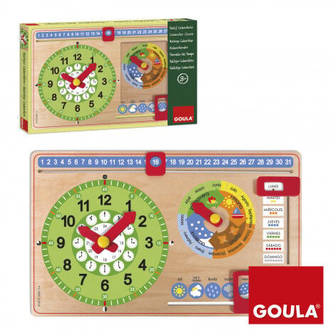 Reloj calendario Castellano