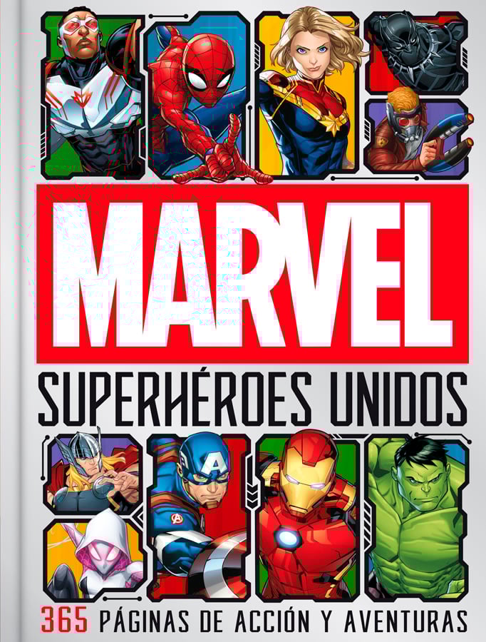 Superhéroes unidos libro de Marvel