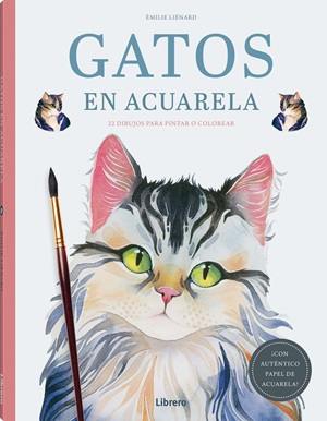 gatos en acuarela