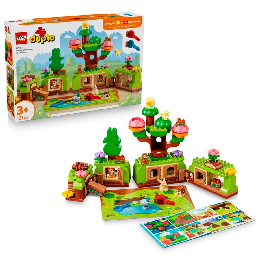 LEGO® DUPLO Town Bosque Descubrimiento con Animales Salvajes 10480