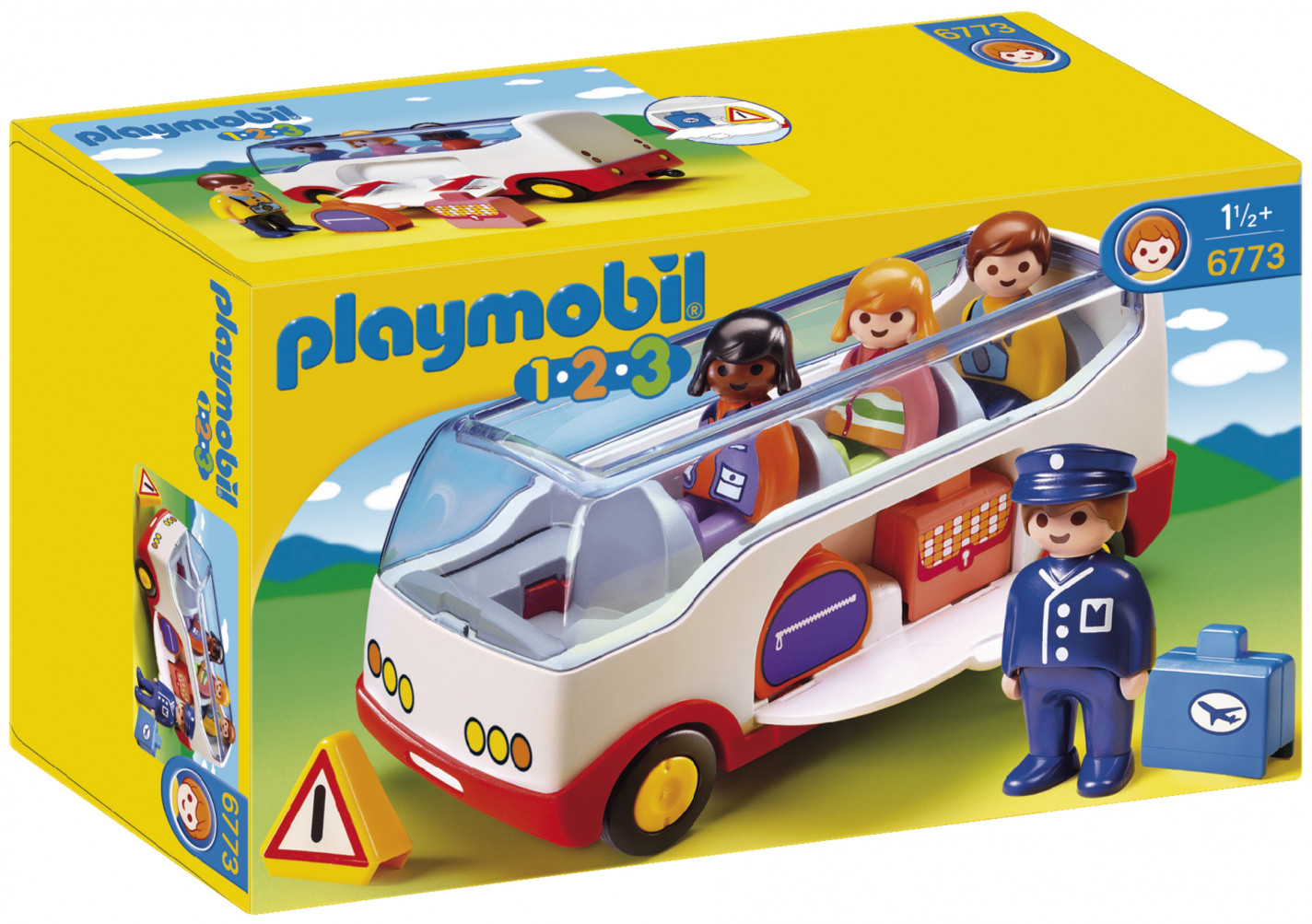Yogur hueco Absoluto Autobús Playmobil 1.2.3 6773 - Abacus Online