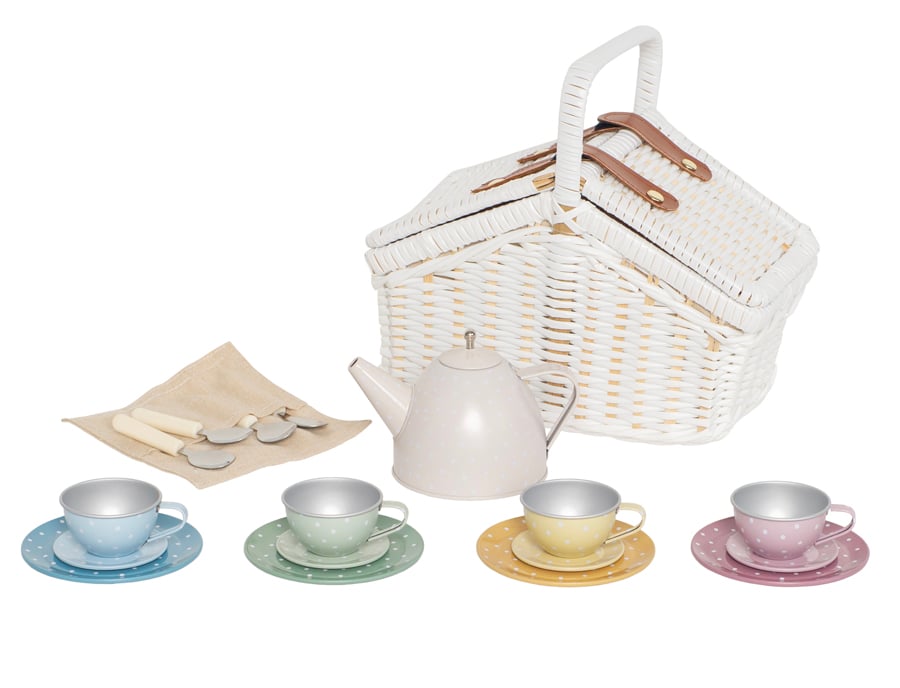 Cesta con Juego de Té