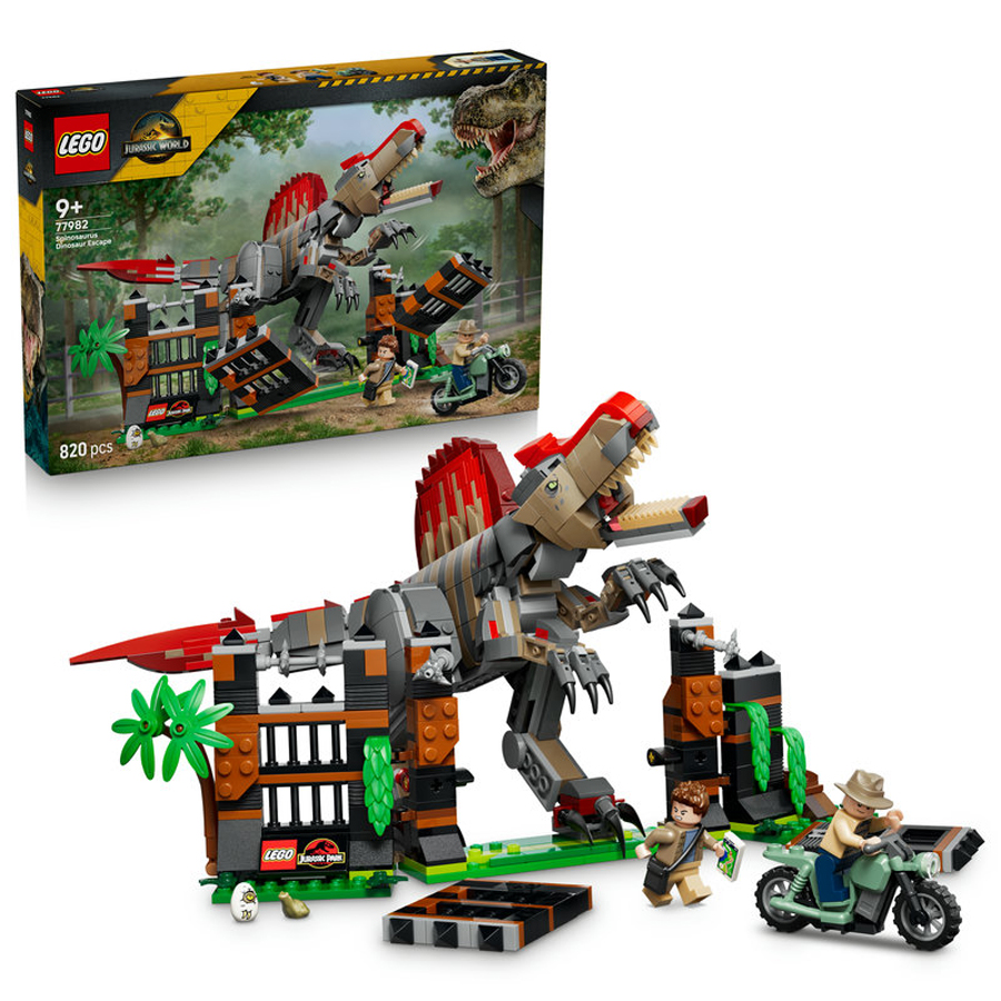 LEGO® Jurassic World: Huida del Dinosaurio Spinosaurus 77982