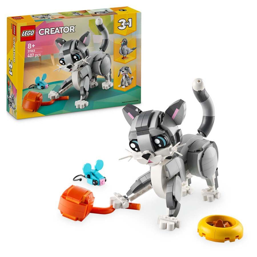 lego lego creator gato jugueton 31163