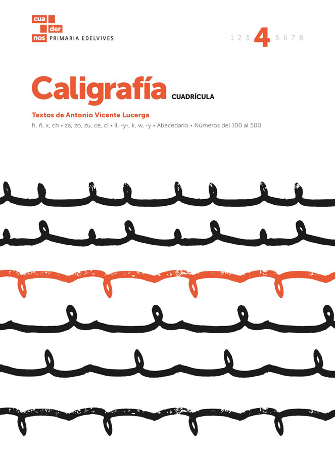 cuaderno caligrafia 4 cuadricula