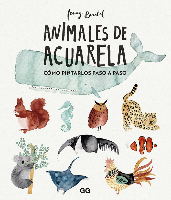 animales de acuarela