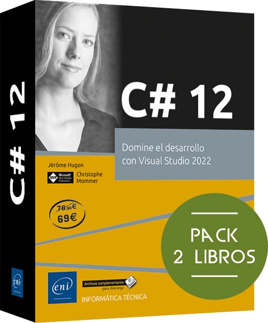 Pack de 2 libros: Domine el desarrollo con Visual Studio 2022