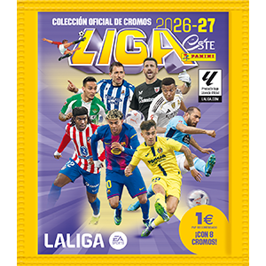 Sobre de cromos liga Este 2026-27