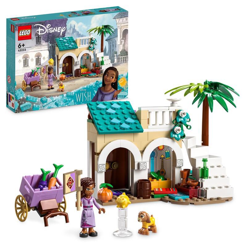 lego disney wish asha en la ciudad de las rosas 43223