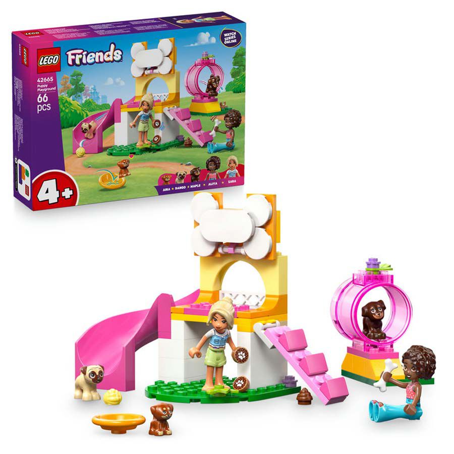 lego friends parque de aventuras para cachorros 42665