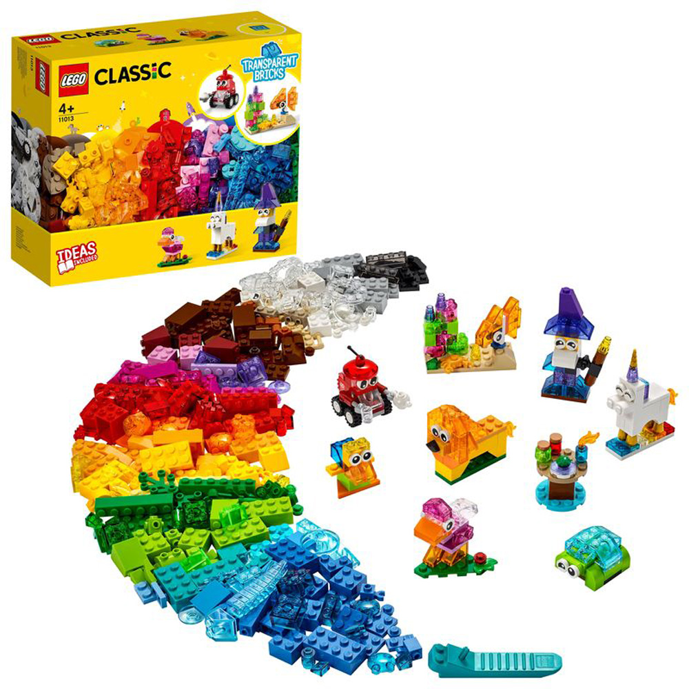 LEGO LEGO® Classic Ladrillos Creativos Transparentes 11013