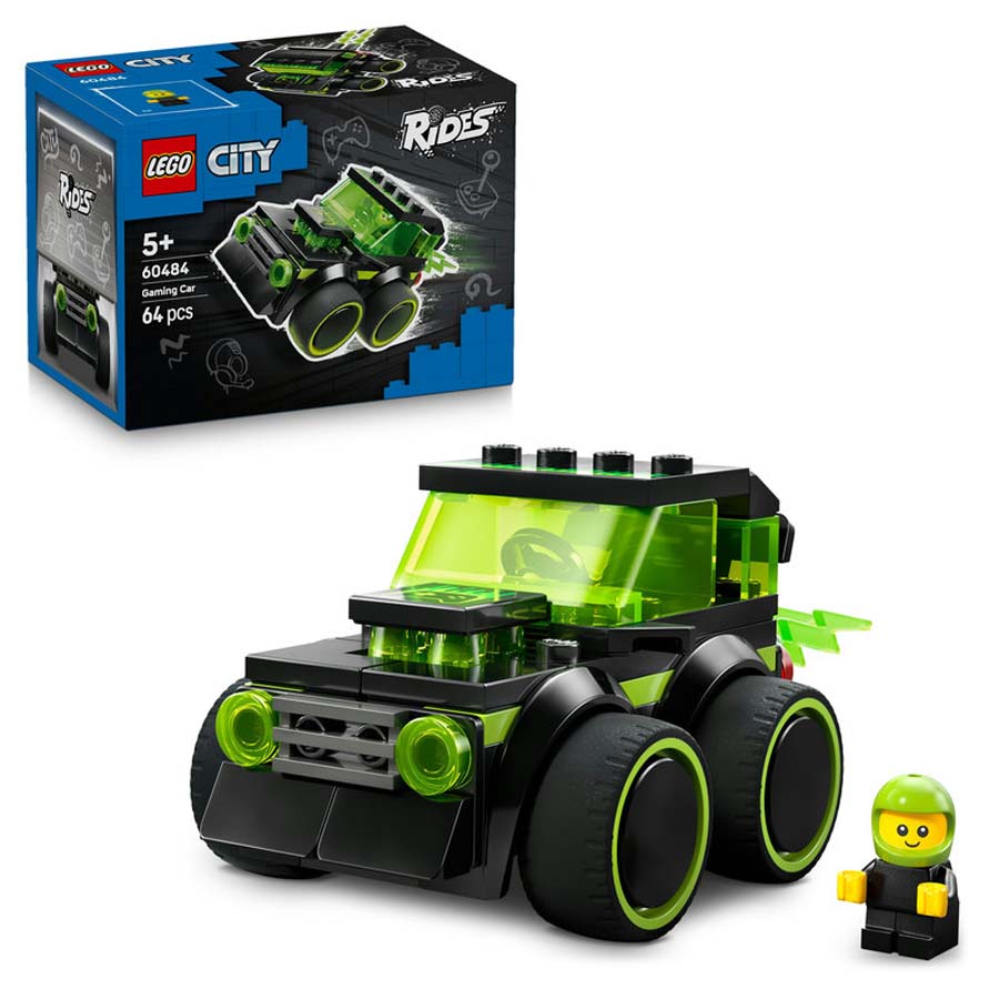lego city vehiculos coche de carreras de videojuego 60484