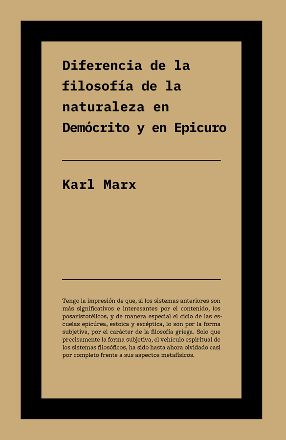 Diferencia entre la filosofía de la naturaleza en Demócrito y en Epicuro