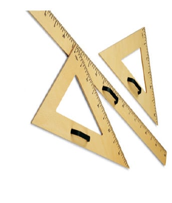 Cartabón de madera para pizarra Faibo 50cm - Abacus Online