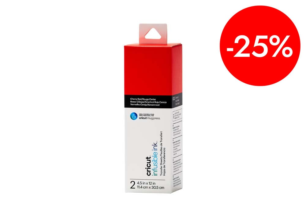 Infusible Ink transfer 11x30cm Cherry red 2 fulls