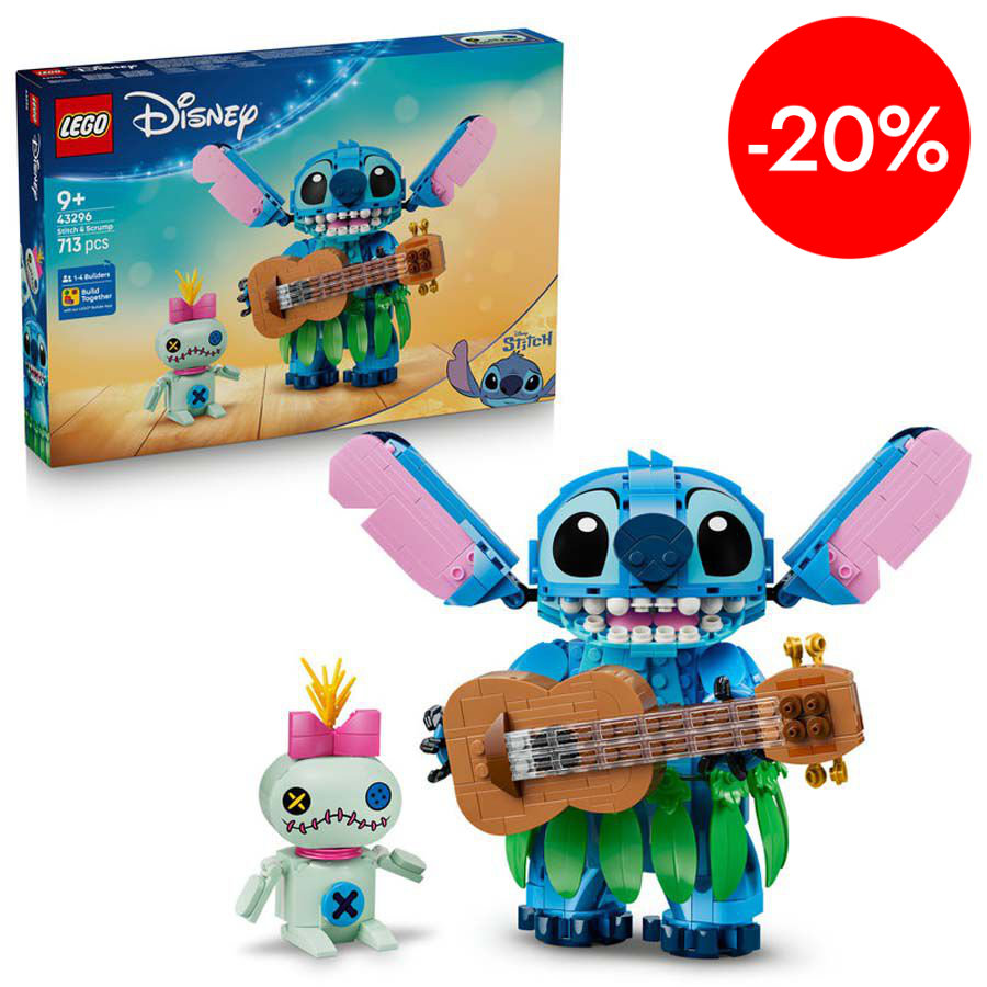 lego disney classic stitch  scrump 43296