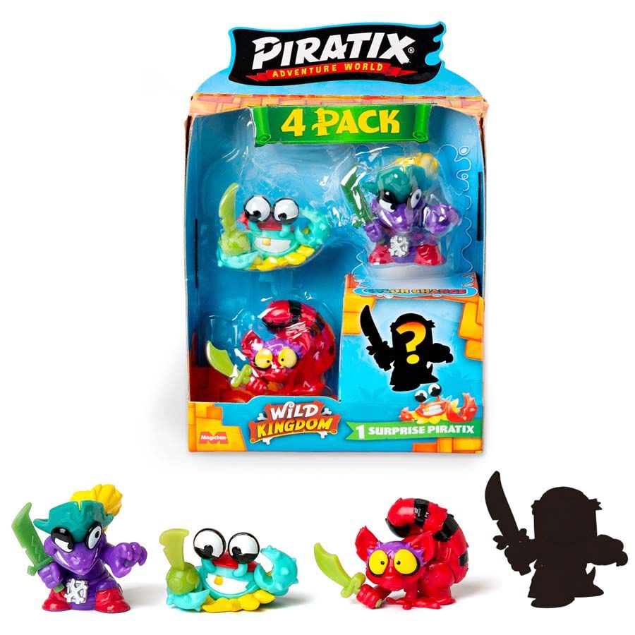 Figura - MagicBox Wild Kingdom Four Pack Piratix