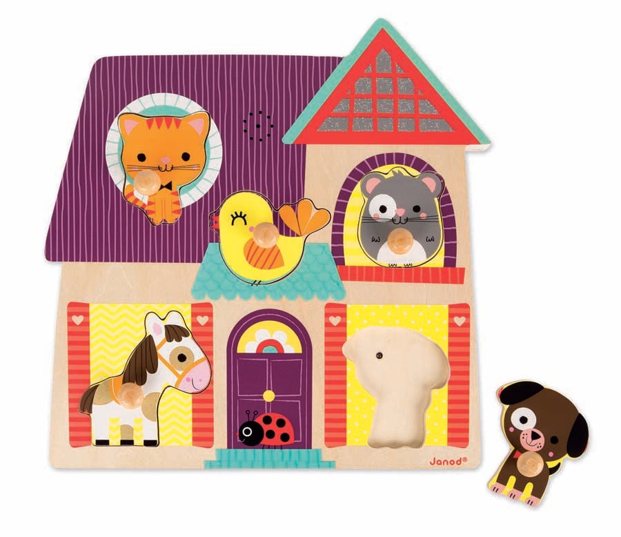Encaje Sonoro Casita de Animales