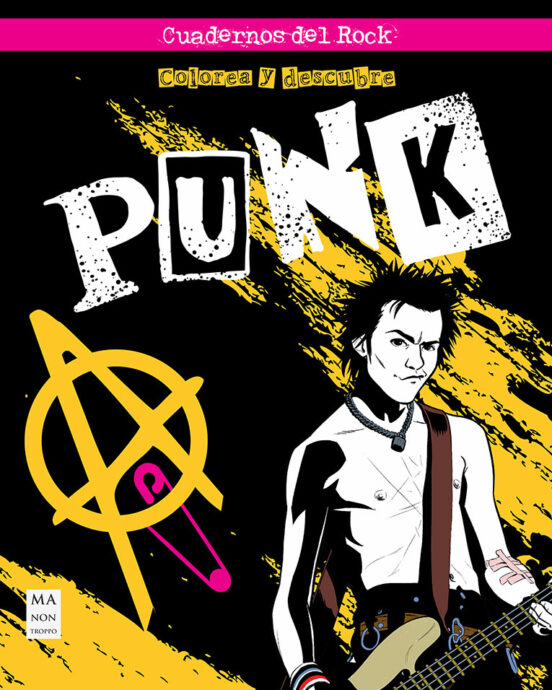 colorea y descubre punk