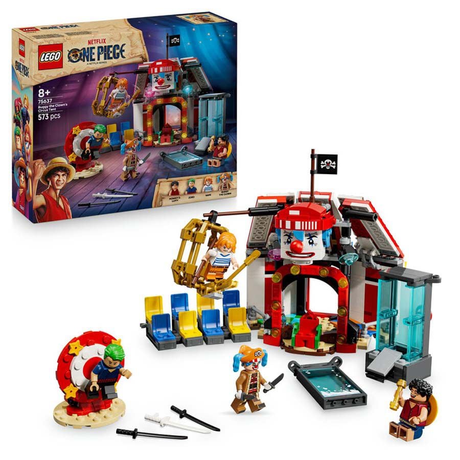 lego one piece carpa de circo de buggy el payaso 75637