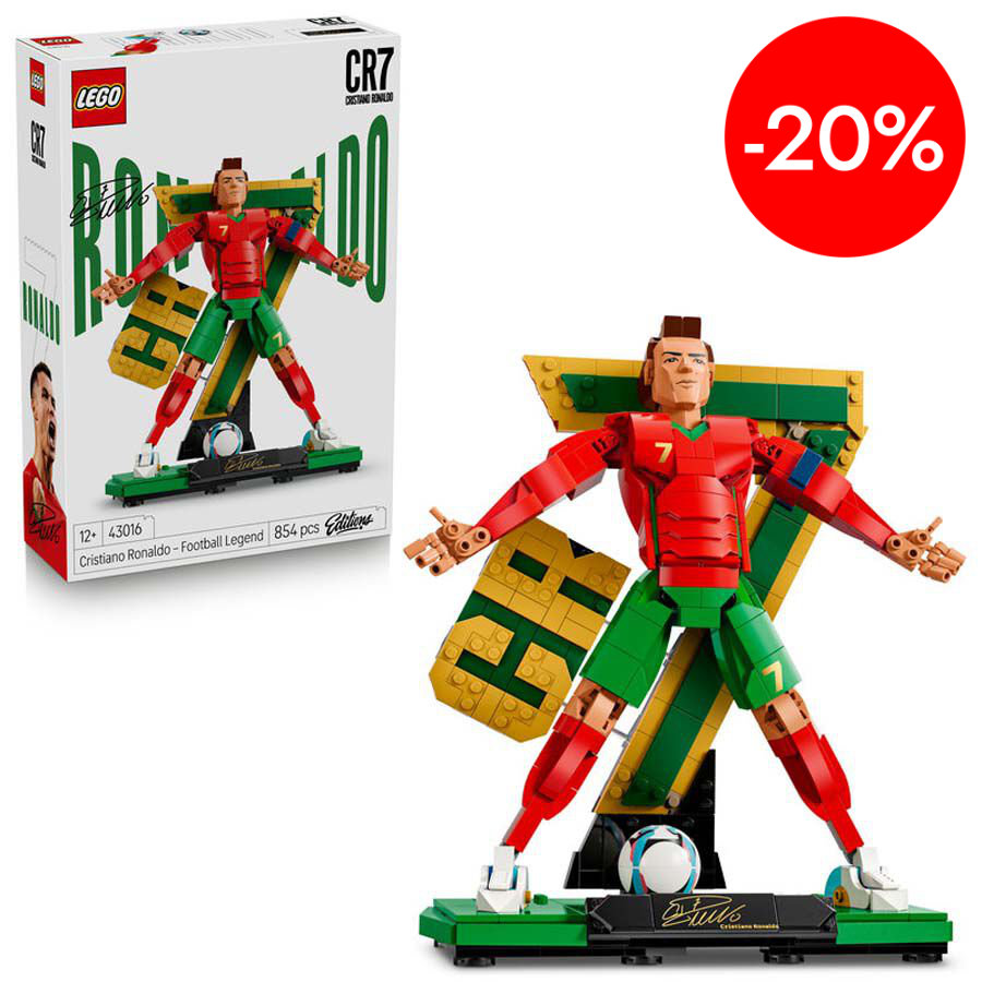lego editions cristiano ronaldo leyenda del futbol 43016