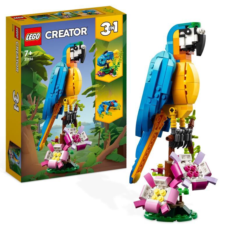 lego creator loro exotico 31136