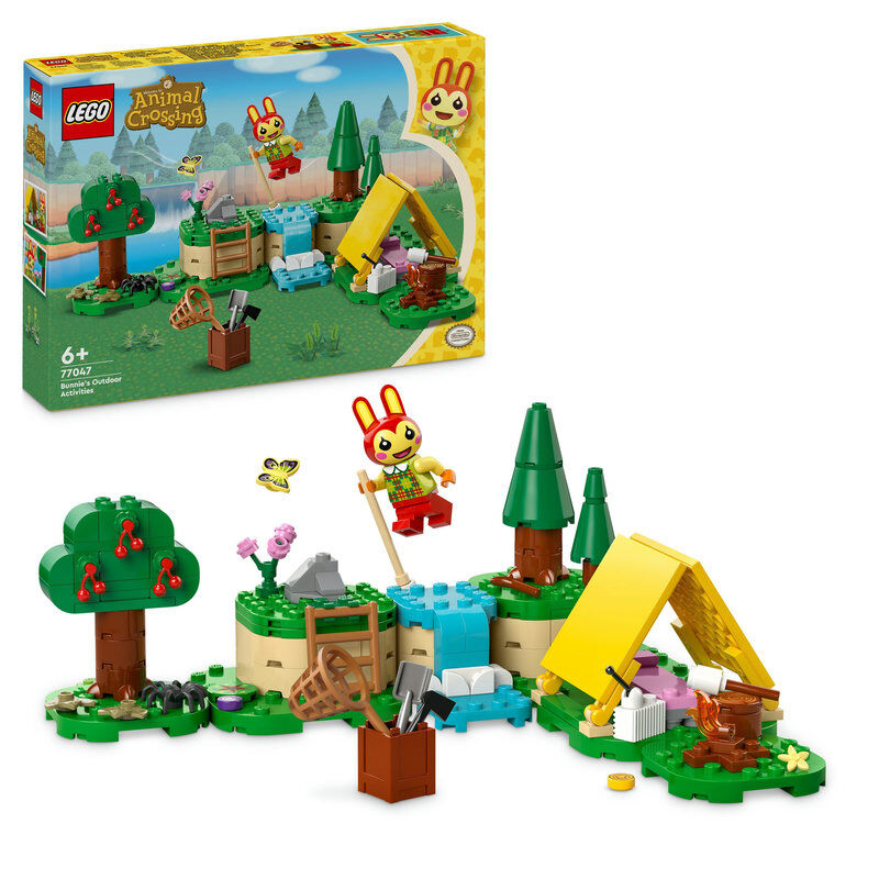 lego animal crossing actividades al aire libre con coni 77047