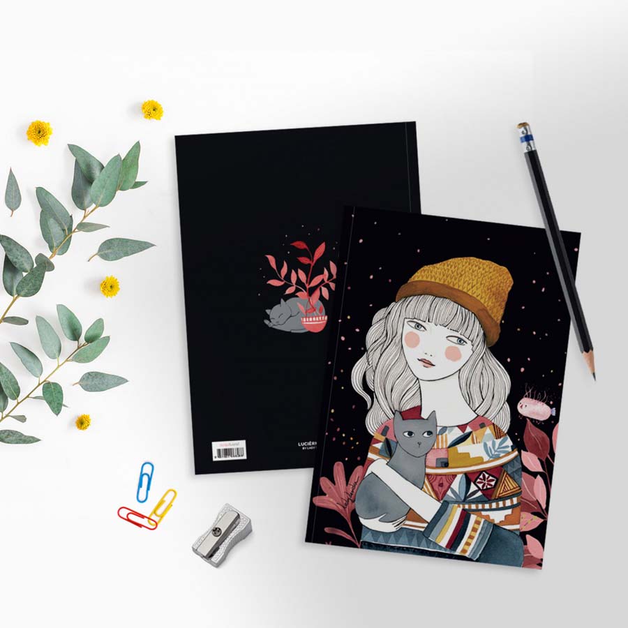 Libreta A5 Cuquiland Lady Desidia Luciérnagas