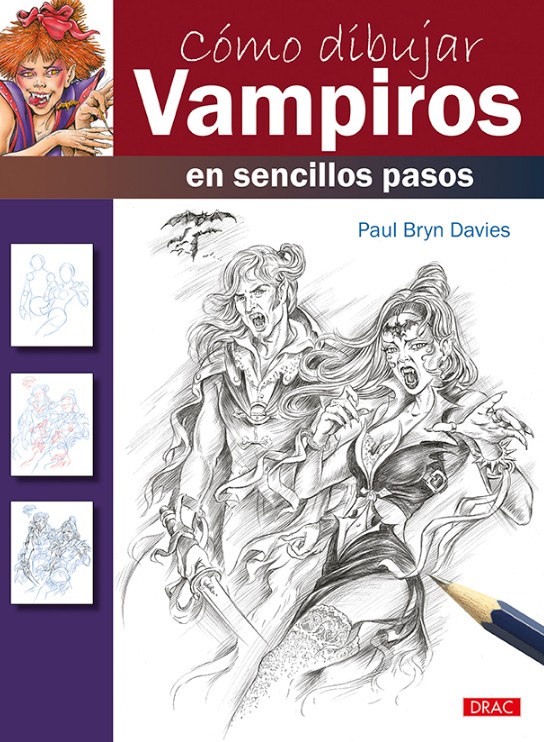 como dibujar vampiros en sencillos pasos