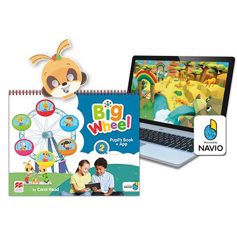 big wheel 2 pupils book  app navio