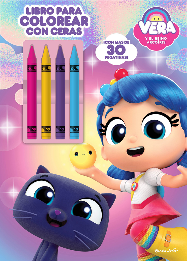 Vera y el Reino Libro para colorear con ceras Vera y
