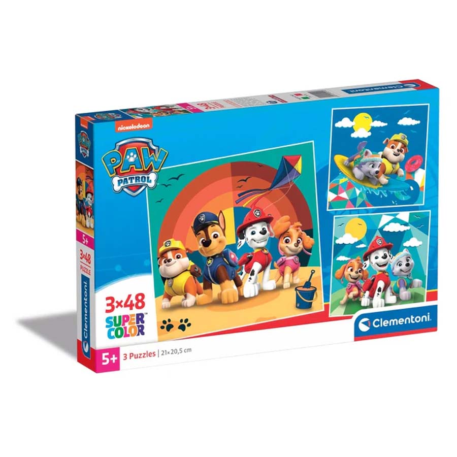 Puzle 3x48 piezas Paw Patrol