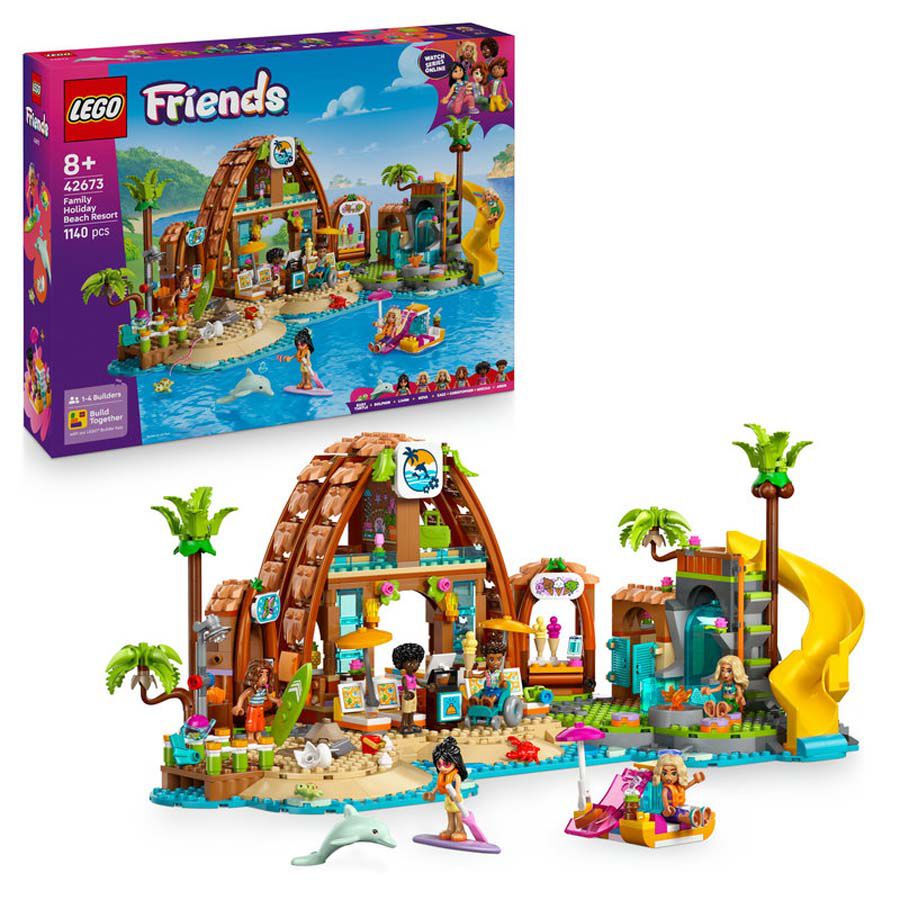 LEGO® Friends Hotel de Vacaciones Familiares en la Playa 42673