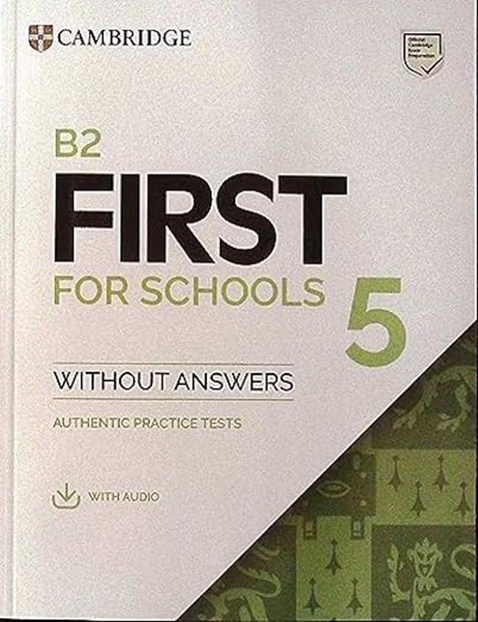 b2 first for schools 5 students book without answers with audio