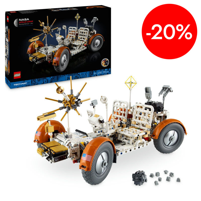 lego technic vehiculo de exploracion lunar nasa apollo 42182