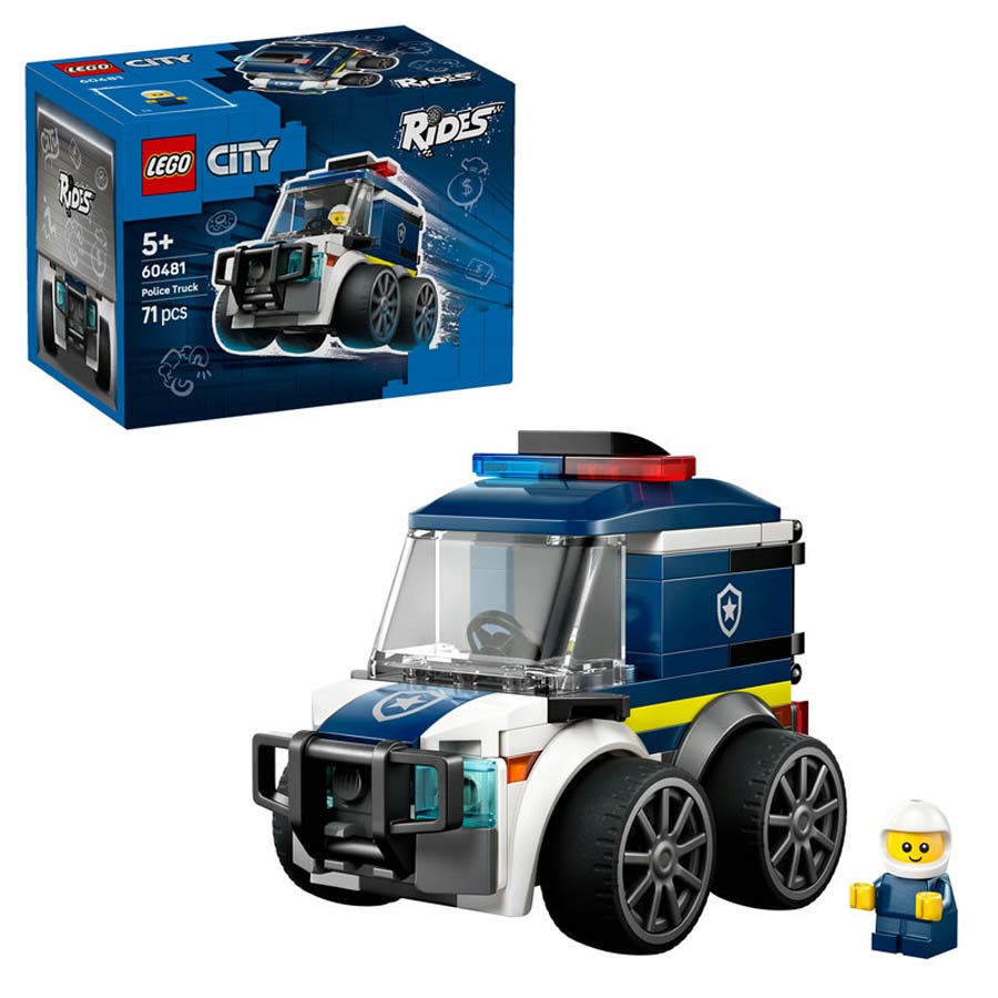 lego city vehiculos furgoneta de policia 60481
