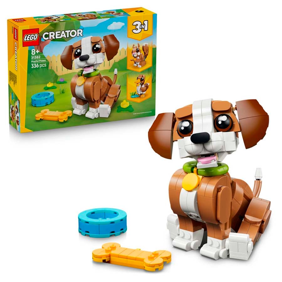 lego lego creator simpaticos animales cachorro jugueton 31382