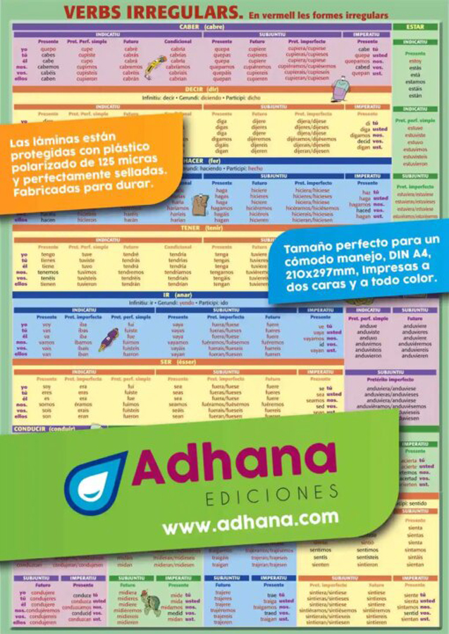 adhac verbs en castella