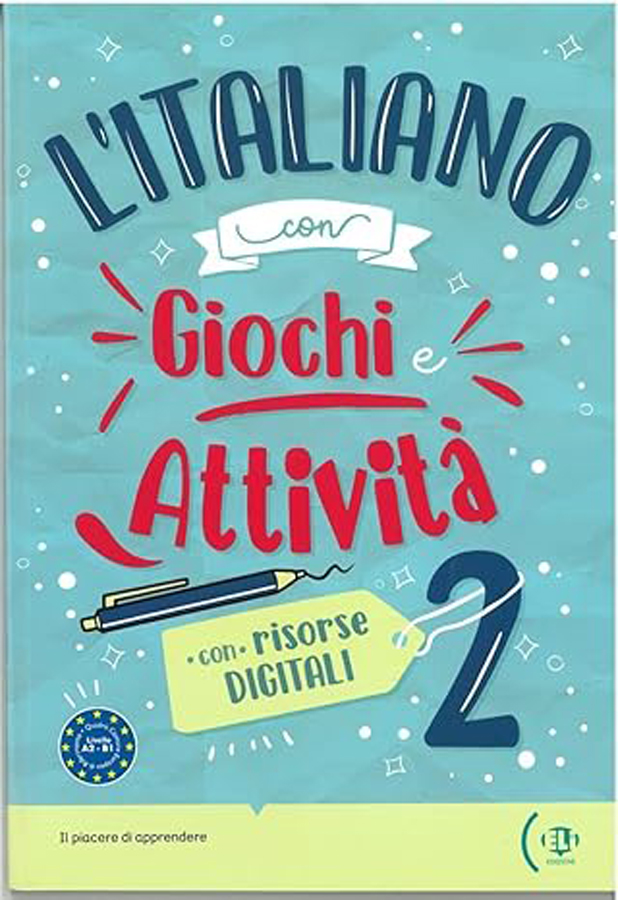 lritaliano con giochi e attivita vol 2