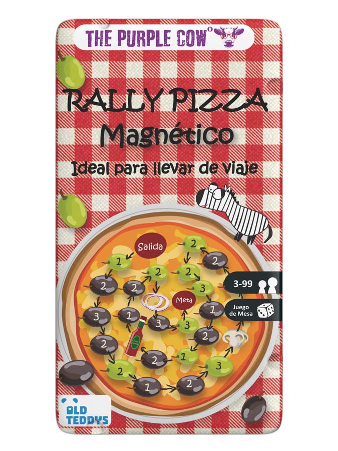 juego de viaje en lata magnetico - rally pizza