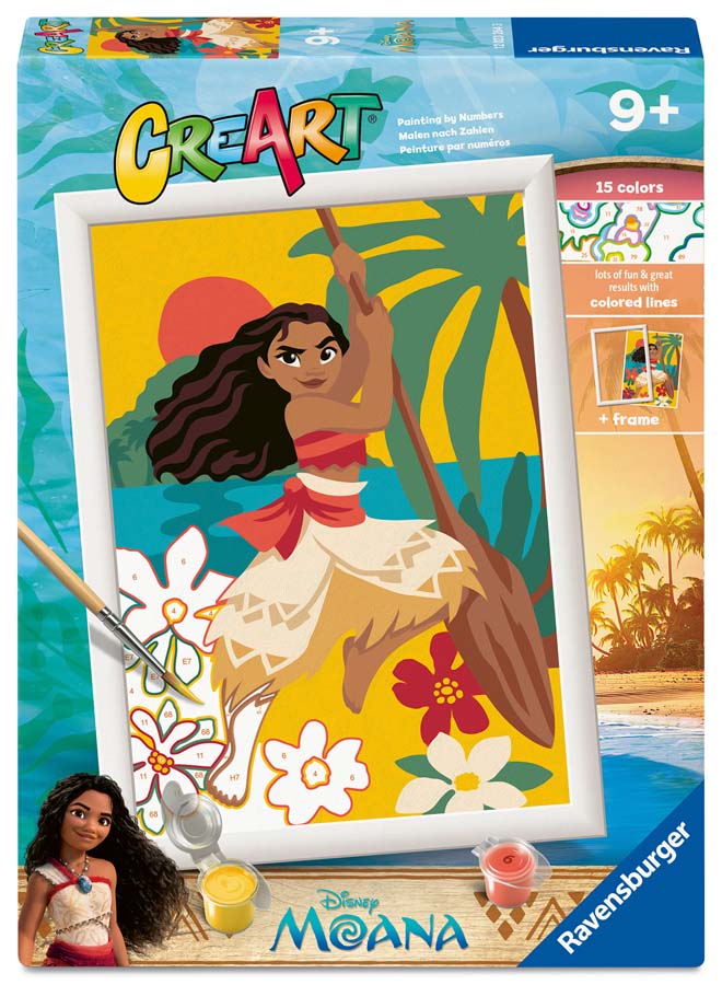 Pintar por Números Vaiana