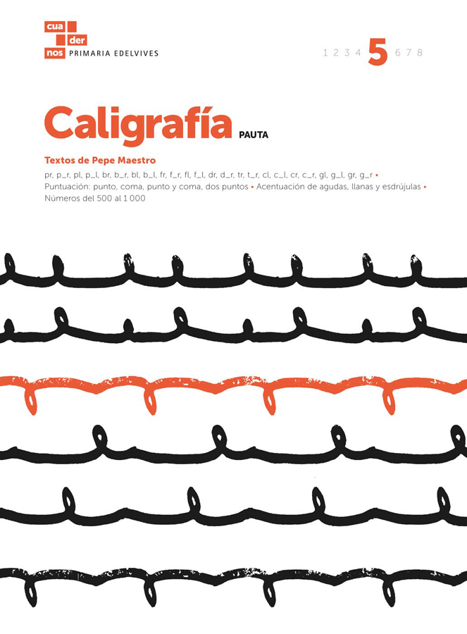 cuaderno caligrafia 5 pauta