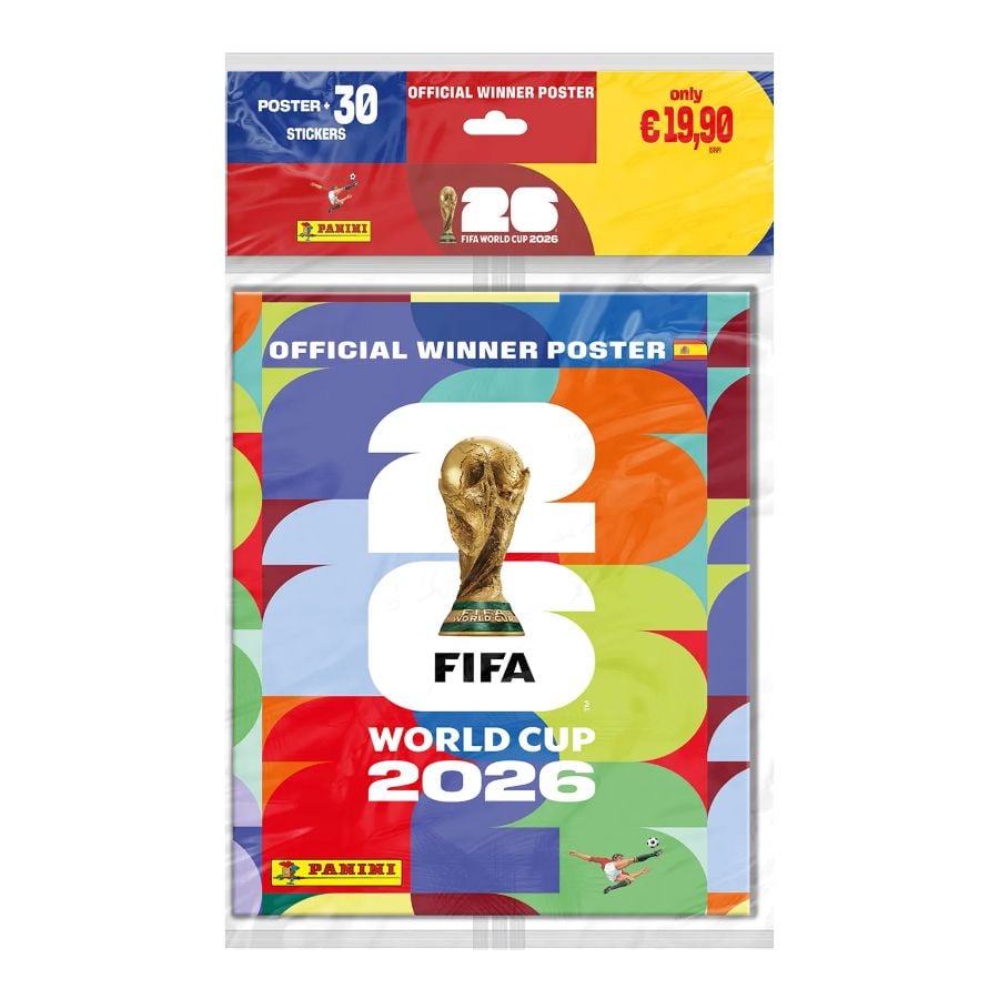 Póster oficial del ganador de la Copa Mundial de la FIFA 2026™ - Set completo Panini