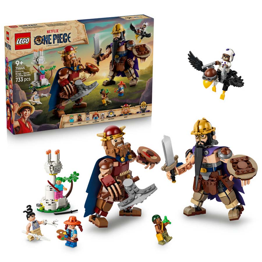 LEGO® ONE PIECE Dorry vs. Brogy - Gigantes de Little Garden 75644