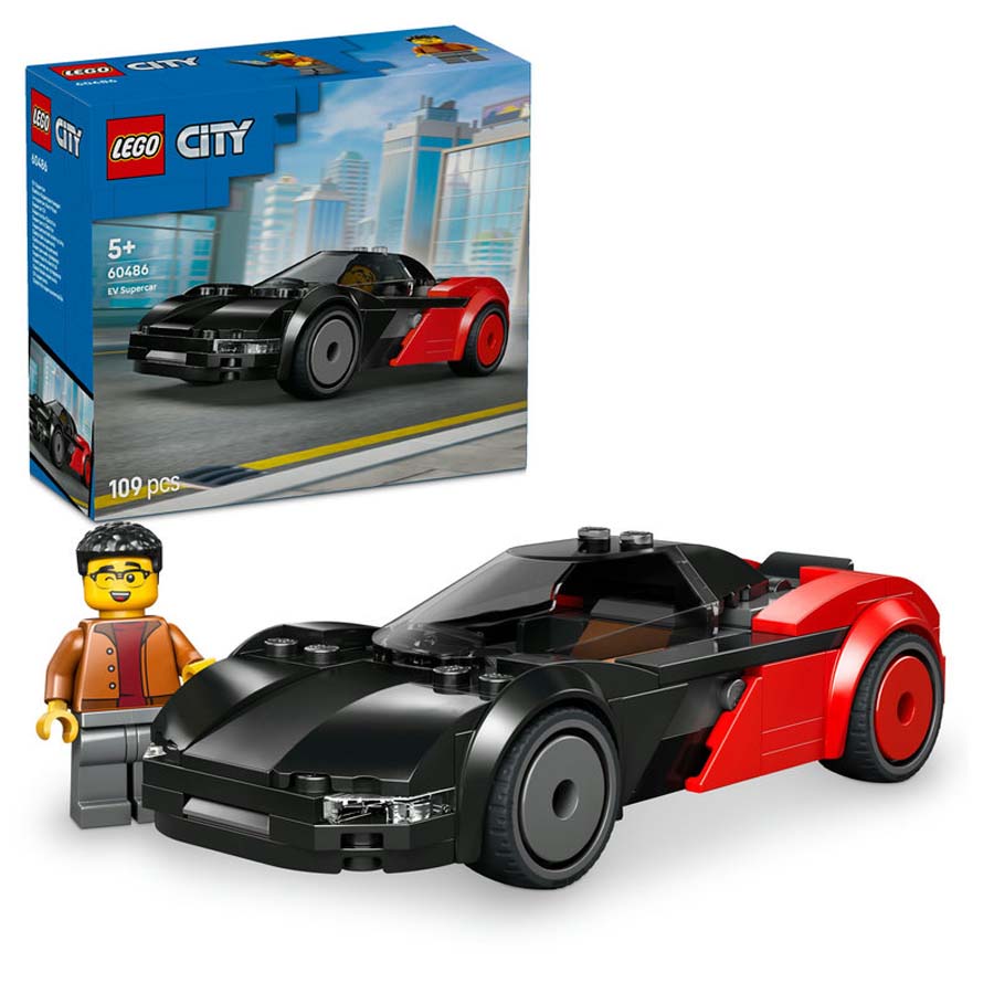 lego city supercoche electrico 60486