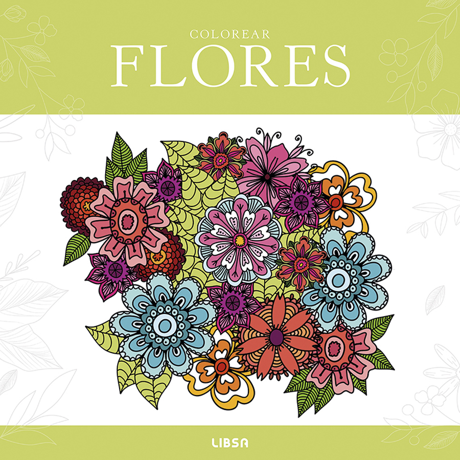 colorear flores