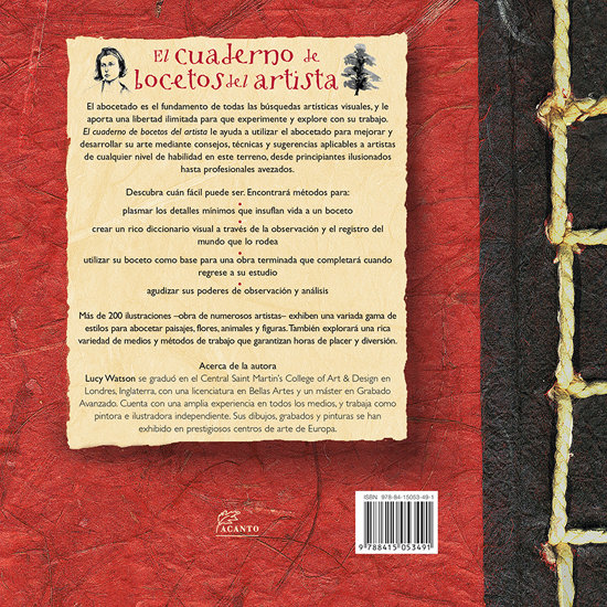 el cuaderno de bocetos del artista