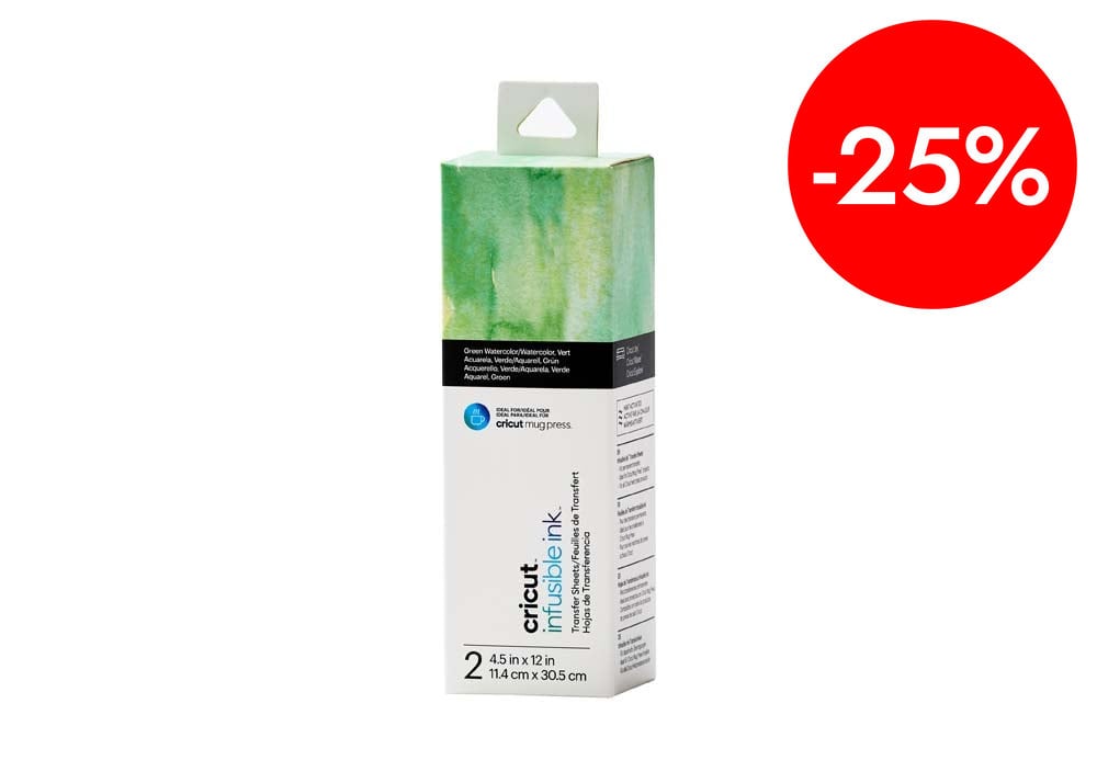 Infusible Ink transfer 11x30cm green water 2 fulls