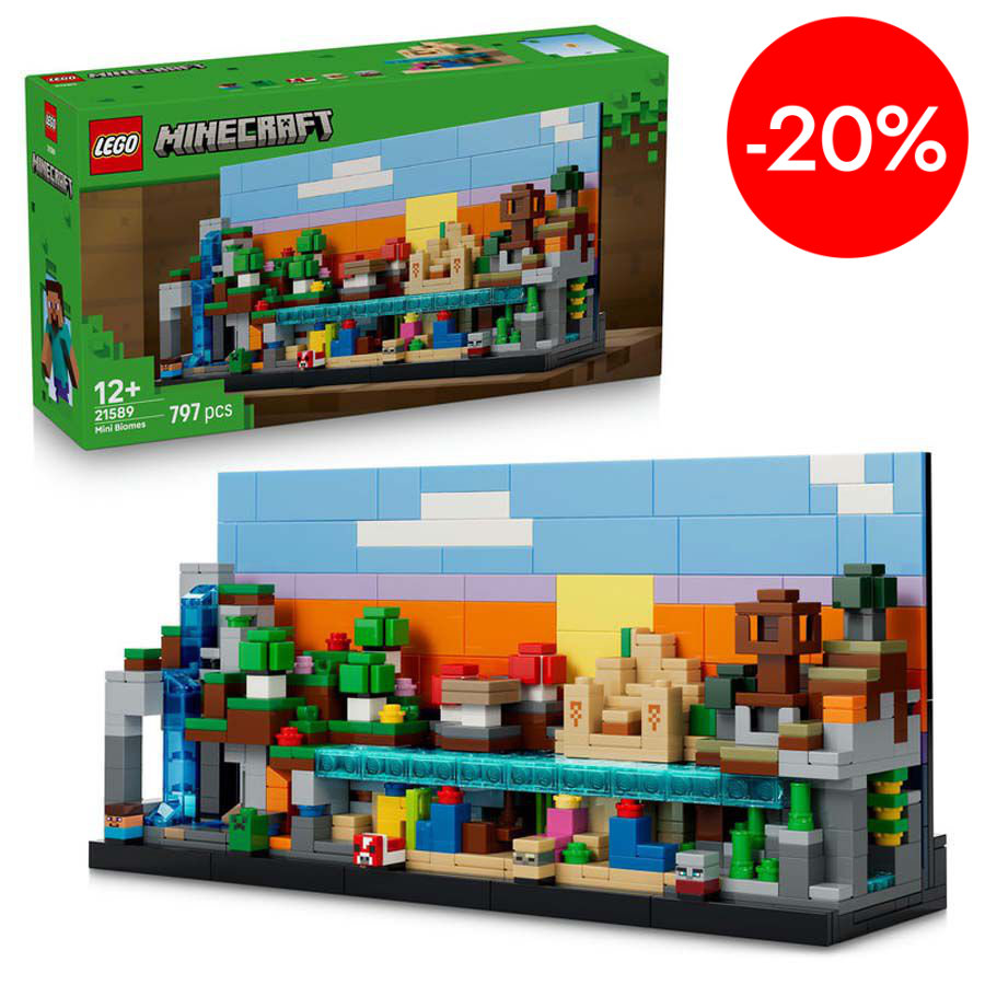 lego minecraft minibiomas 21589