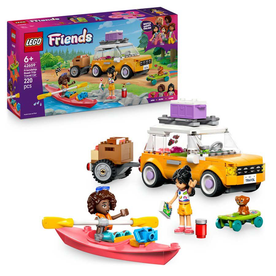lego friends amistad excursion en coche por carretera 42659